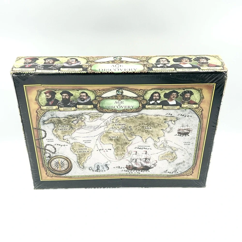Standards In Puzzles Age of Discovery 500 Piece Educational World Map Puzzle NEW